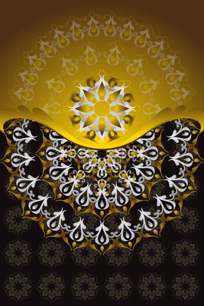 Modern Geometrik Desenli Dekoratif Dijital Baskı Halı