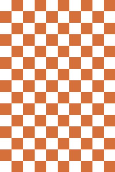 Retro Tarz Dama Motifli Dijital Baskı Halı