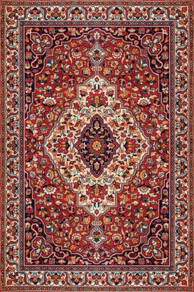 Klasik İran Tarzı Oriental Dijital Baskı Halı