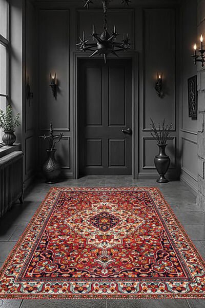 Klasik İran Tarzı Oriental Dijital Baskı Halı