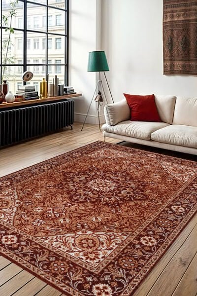 Geleneksel Anadolu Motifli Dijital Baskı Halı